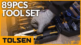 TOLSEN 89PCS TOOL SET [upl. by Roter52]