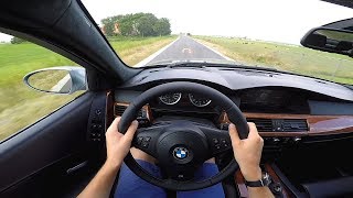 6Speed Manual BMW M5 E60 POV Test Drive amp Soundcheck [upl. by Weikert645]