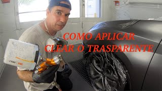 Como aplicar el Clear o Trasparente [upl. by Lellih]