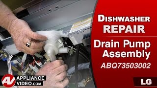 LG Dishwasher  Noisy Operation  Drain Pump Assembly Repair and Diagnostic [upl. by Mandi500]