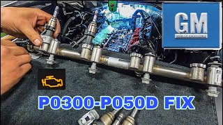 GM P050D Rough Idle Fix P0300 Chevy Silverado Rough idle amp misfire fix P0174 P0175 Cold misfire [upl. by Andryc]