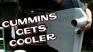 4th Gen 67 Cummins Intercooler Installation [upl. by Orfurd]