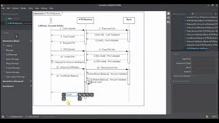 How to Draw Sequence Diagram in StarUML [upl. by Kendyl]