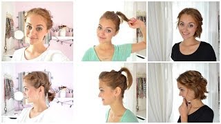 HAIR TUTORIAL  einfache KURZHAARFRISUREN [upl. by Amabelle131]