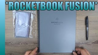 Rocketbook Fusion Smart Reusable Notebook Review amp Unboxing [upl. by Schroer888]