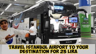 HAVAIST Bus from Istanbul Airport to Torium Mall  Yuaw Vlog  Living in Turkey English [upl. by Forsyth96]