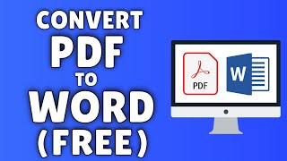 How To Convert PDF To Word Free ✅ [upl. by Yrolam]