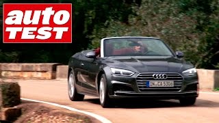 2017 Audi A5 B9 Cabrio 20 TDI – Fahrbericht [upl. by Ahseral464]