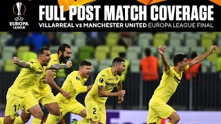 Villarreal vs Manchester United Post Match Coverage  Europa League Final  UCL on CBS Sports [upl. by Georgie]