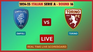 Empoli Vs Torino LIVE Score UPDATE Today 202425 Serie A Round 16 Soccer Football Dec 13 2024 [upl. by Garretson]