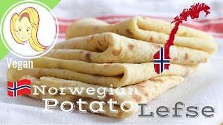 Norwegian Potato Lefse Vegan [upl. by Jacquelin229]