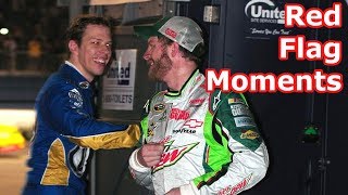 Funniest Red Flag Moments in NASCAR [upl. by Frechette]