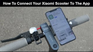 How To Connect To Your Xiaomi Electric Scooter To The Smartphone App [upl. by Acined]