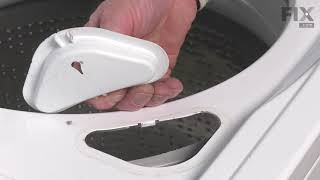 Whirlpool Washer Repair  How to Replace the Bleach Dispenser [upl. by Graner]