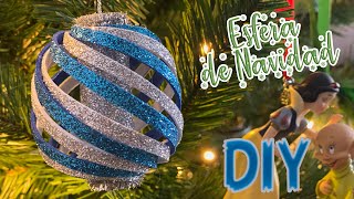 🎄DIY  ESFERA DE NAVIDAD FÁCIL con GOMA EVAFOAMY [upl. by Mord533]