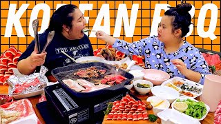 KOREAN BBQ PORK BELLY WRAPS  WAGYU STEAK FEAST AT HOME COOKING  EATING MUKBANG 먹방 EATING SHOW [upl. by Che]