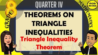 TRIANGLE INEQUALITY THEOREM  GRADE 8 MATHEMATICS Q4 [upl. by Elem]