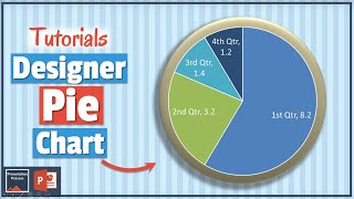 How to Create Designer Pie Chart in PowerPoint Visual Graphs Series [upl. by Achilles]