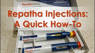 Repatha Injections A Quick HowTo [upl. by Brose]