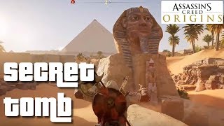 Great Sphinx Secret Tomb Walkthrough in Assassins Creed Origins Get Secret Armor [upl. by Marl842]