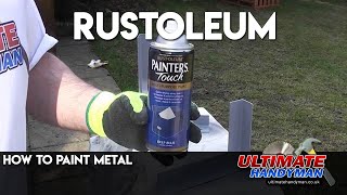 How to paint metal  Rustoleum [upl. by Asher714]