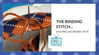 The Needlepoint Binding Stitch [upl. by Nalliuq749]