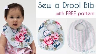 How To Make The Ultimate Baby Bib  Waterproof amp Reversible Baby Bib [upl. by Harwin228]