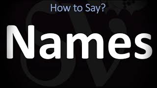 How to Pronounce Names CORRECTLY [upl. by Meece]