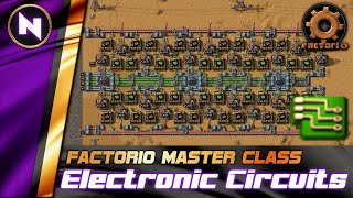 Upgradeable ELECTRONICGREEN CIRCUITS  Factorio 018 TutorialGuideHowto [upl. by Fariss800]