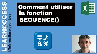 Excel  Comment utiliser la Fonction SEQUENCE [upl. by Kcoj]