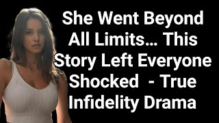 She Went Beyond All Limits… This Story Left Everyone Shocked  True Infidelity Drama [upl. by Tera]