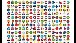 Flag Emojis  Countries [upl. by Ahsekim]