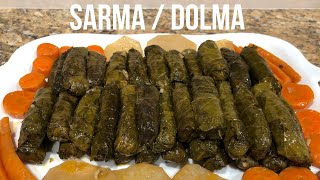 Armenian Dolma Recipe Sarma  Eats With Gasia [upl. by Bergwall]