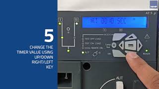 Socomec ATyS P Changing Timer Value [upl. by Dulsea]