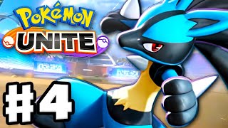 Lucario in Ranked Battles  Pokemon Unite  Gameplay Walkthrough Part 4 Nintendo Switch [upl. by Mcclary998]