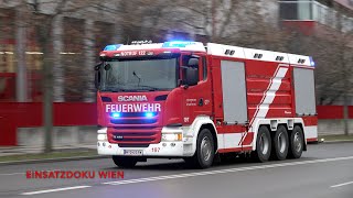 LKW macht Feuerwehr Horn nach GTF Berufsfeuerwehr Wien [upl. by Laws]