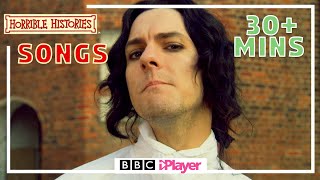 Horrible Histories Song Compilation in HISTORICAL ORDER  CBBC  30 MINS [upl. by Ynafit156]