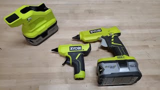 Ryobi 18V One Cordless Compact Glue Gun P306 Review [upl. by Adnoel608]