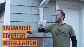 Rainwater Harvesting with a Downspout Diverter [upl. by Ltihcox191]