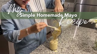 How to Make Homemade Mayonnaise in a Vitamix Blender  Quick amp Easy Recipe [upl. by Loats655]