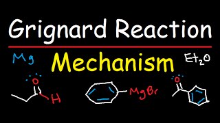 Grignard Reagent Synthesis Reaction Mechanism  Organic Chemistry [upl. by Manolo723]