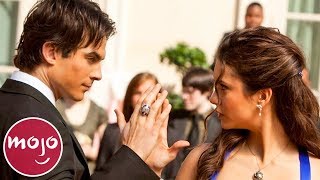 Top 10 Unforgettable Damon amp Elena Moments [upl. by Doro101]