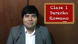 Derecho Romano clase 1 [upl. by Deborath]