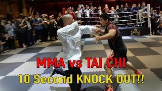 MMA vs Tai Chi 10 Second KNOCK OUT ✅ [upl. by Ardys]