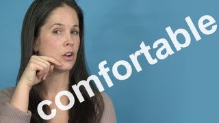 How to Pronounce COMFORTABLE  AMERICAN ENGLISH PRONUNCIATION [upl. by Nessy]