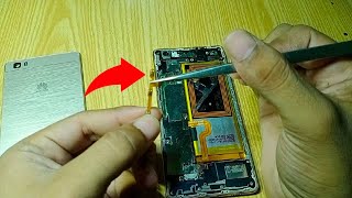 How To Fix power button Of Huawei P8lite [upl. by Keifer]