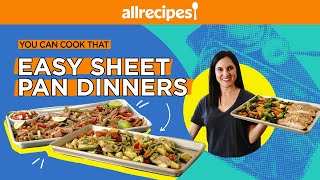 3 Easy Sheet Pan Dinners To Feed The Whole Family  Allrecipes [upl. by Oknuj]