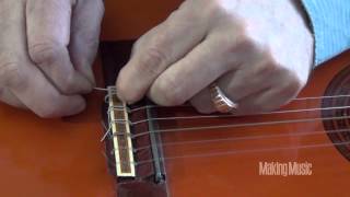 How to Restring a Classical Guitar [upl. by Clarinda14]