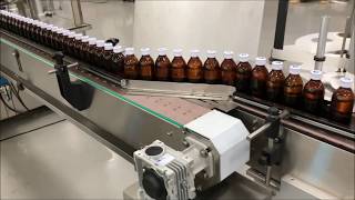 Pharmaceutical Bottle Washing  Filling  Capping  Labeling Line [upl. by Irmine829]