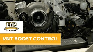 Intro to VNT Turbo Boost Control  Variable Nozzle Turbochargers GOLD WEBINAR LESSON [upl. by Hogue686]